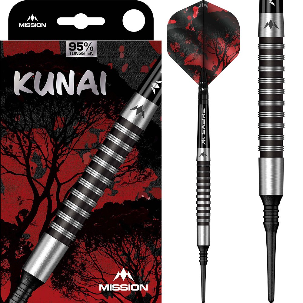 [Tweedekans] Mission Kunai 95% - Soft Tip Darts-19gram