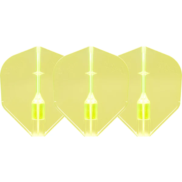 L-Style Fantom EZ L3 Shape Neon Yellow Darts Flights