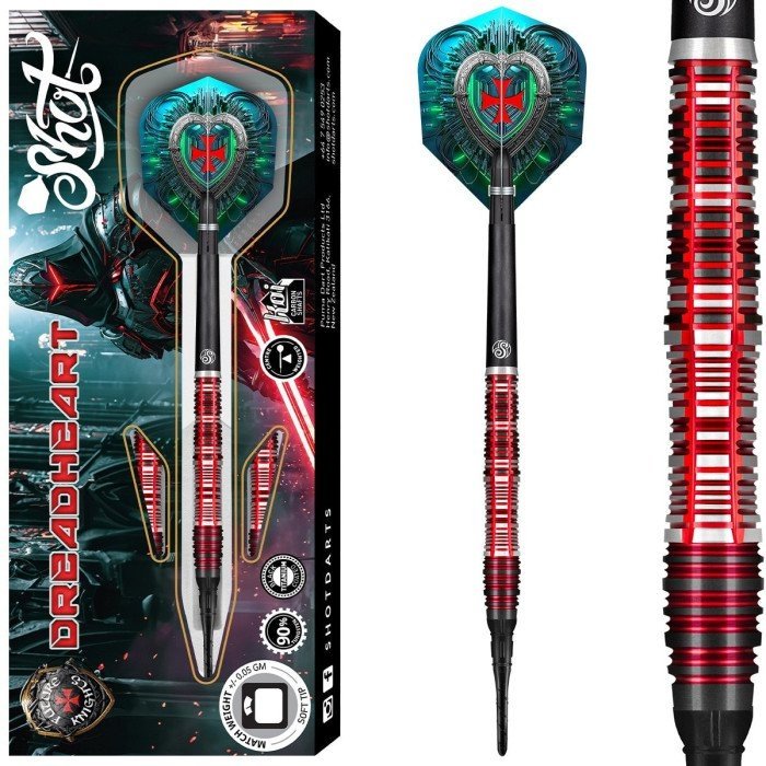 Shot Future Knights Dreadheart 90% Soft Tip Darts