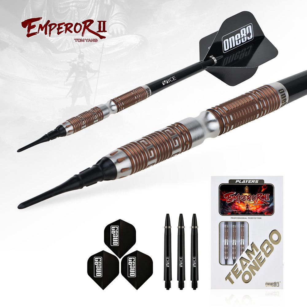 ONE80 Tom Yang Emperor II Bronze 90% - Soft Tip Darts