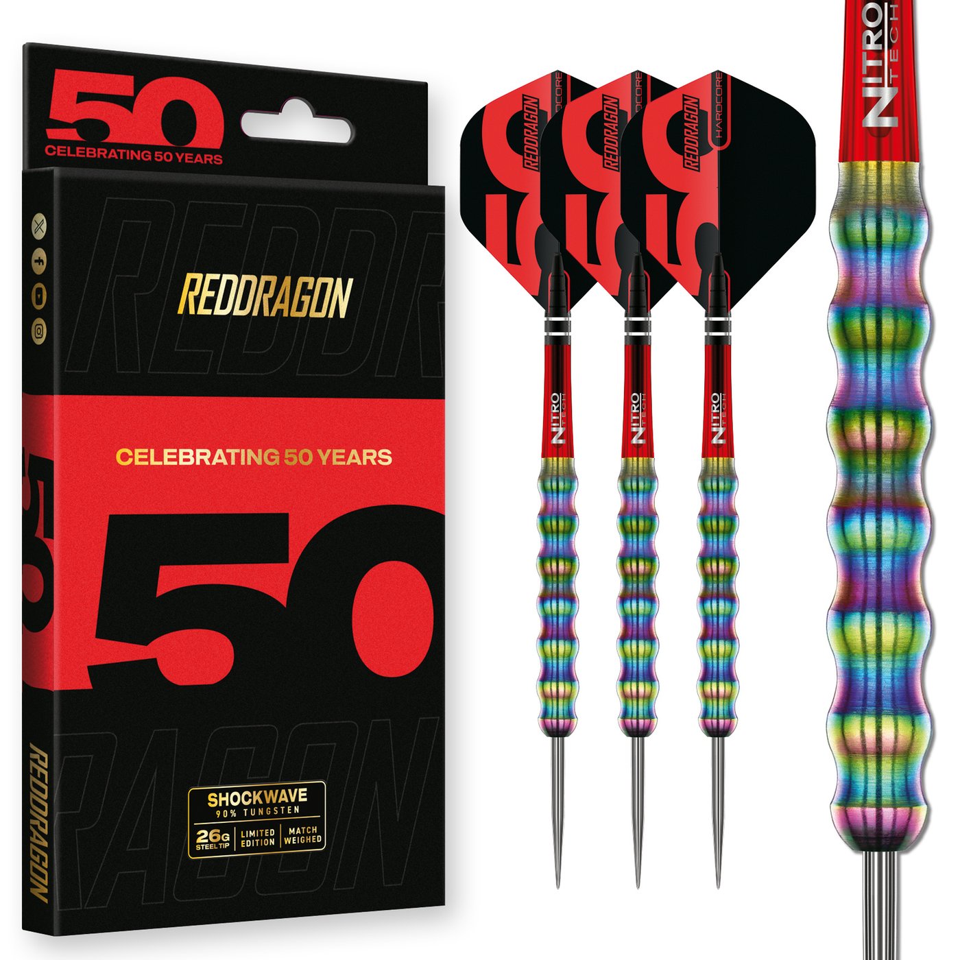Red Dragon Shockwaves 90% Limited Edition Darts
