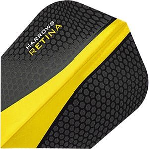 Harrows Retina Yellow Darts Flights