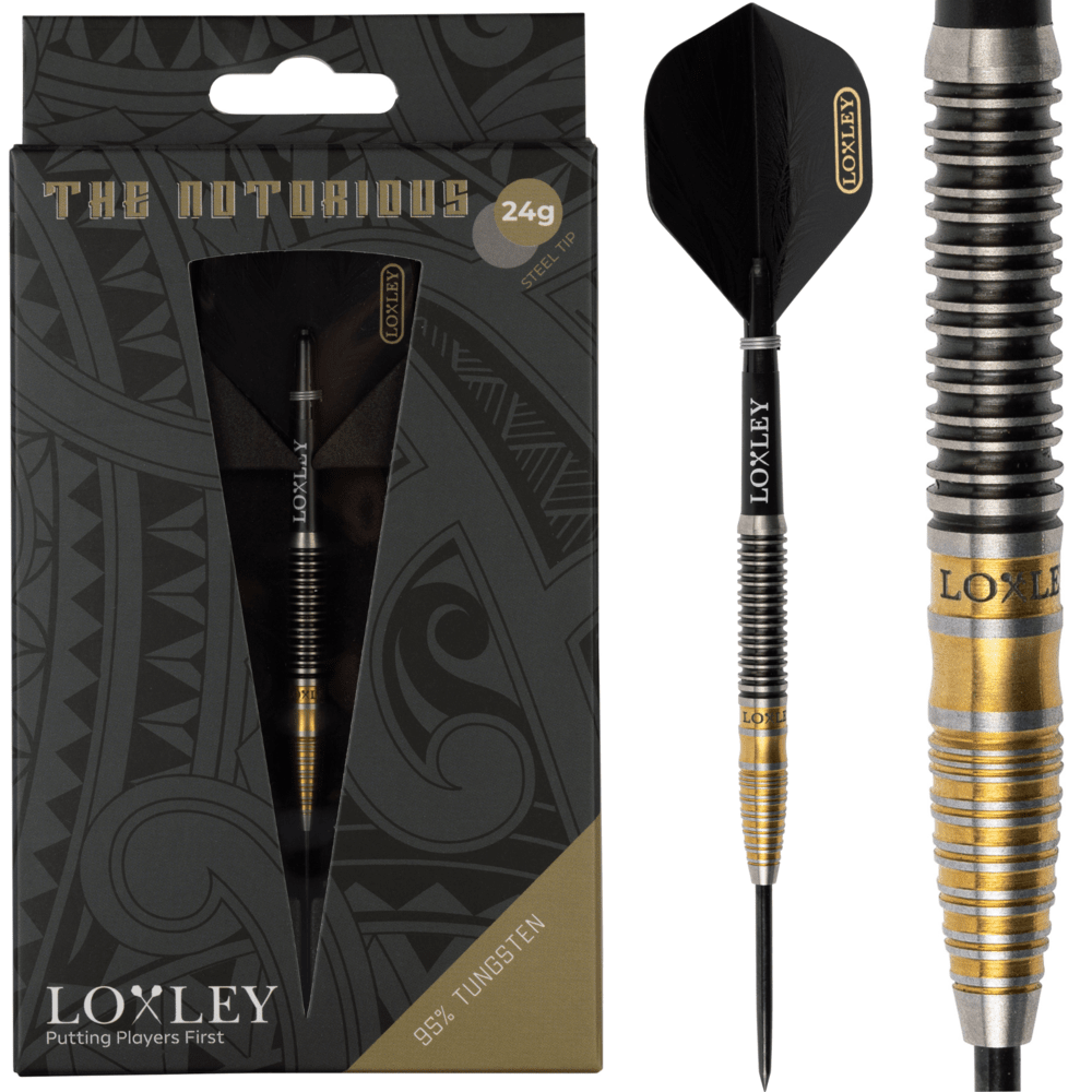 Dardos Loxley The Notorious 95% Punta de Acero