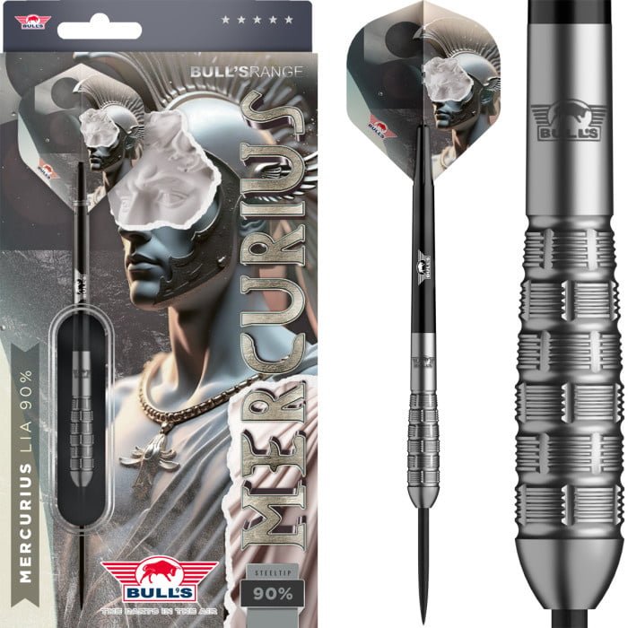 Bull's Mercurius Lia 90% - Steel Tip Darts