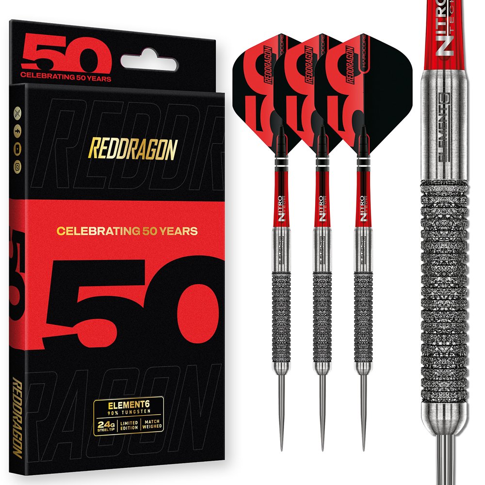 Red Dragon Element 6 B Anniversary Limited Edition 90% - Steeldarts