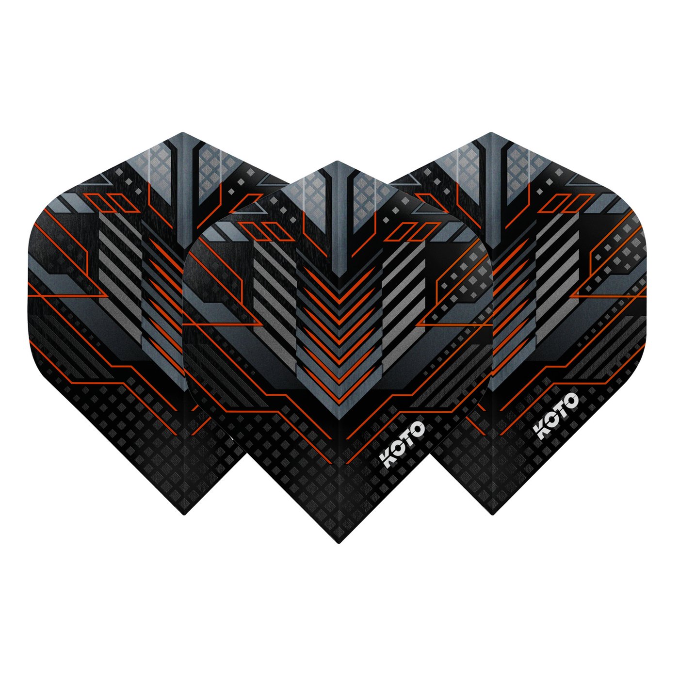 KOTO ZIZ-Matrix NO2 Orange Darts Flights