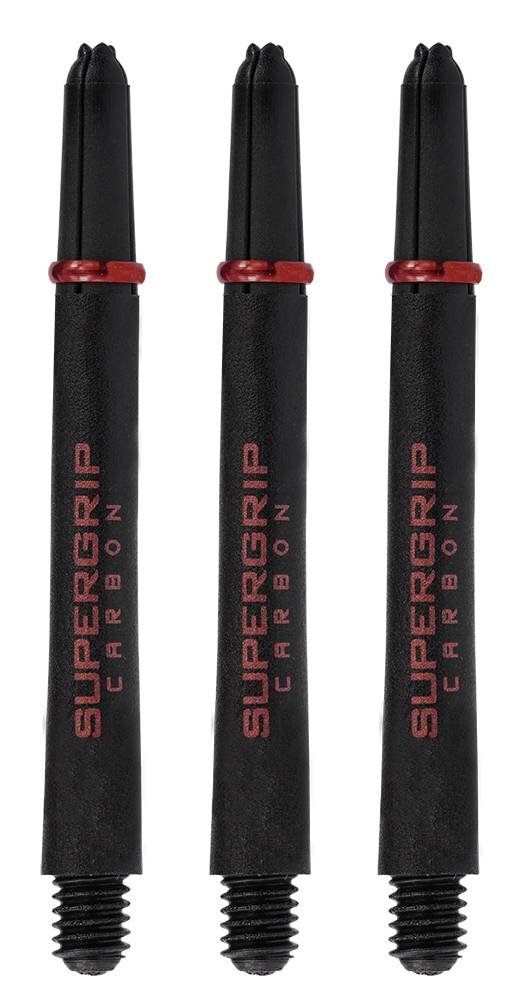 Harrows Supergrip Carbon Red Darts Shafts