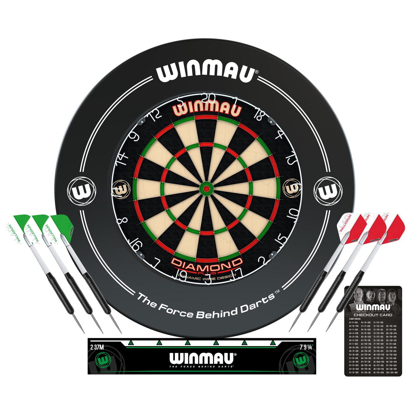 [Tweedekans] Winmau Diamond Dartboard Surround Set - Dartsetm