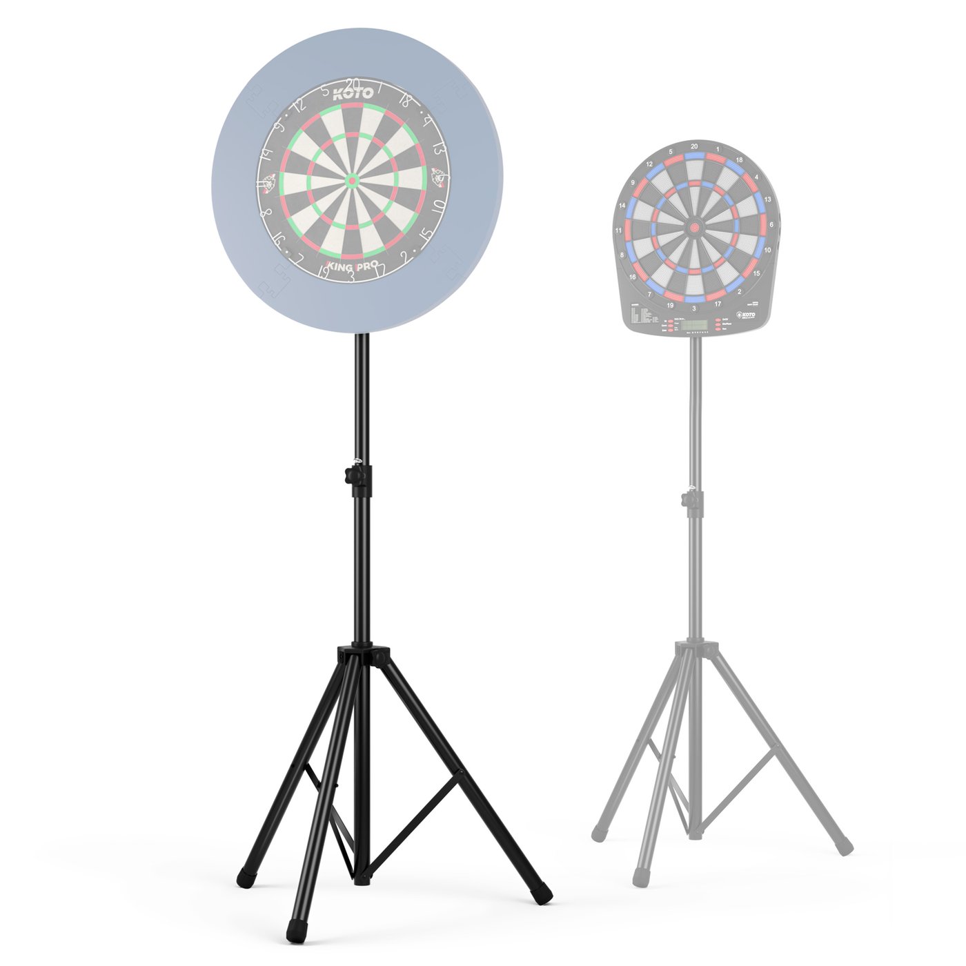 KOTO Heavy Duty Multi Dartboard Stand - For Sisal Dartboards and Electronic Dartboards