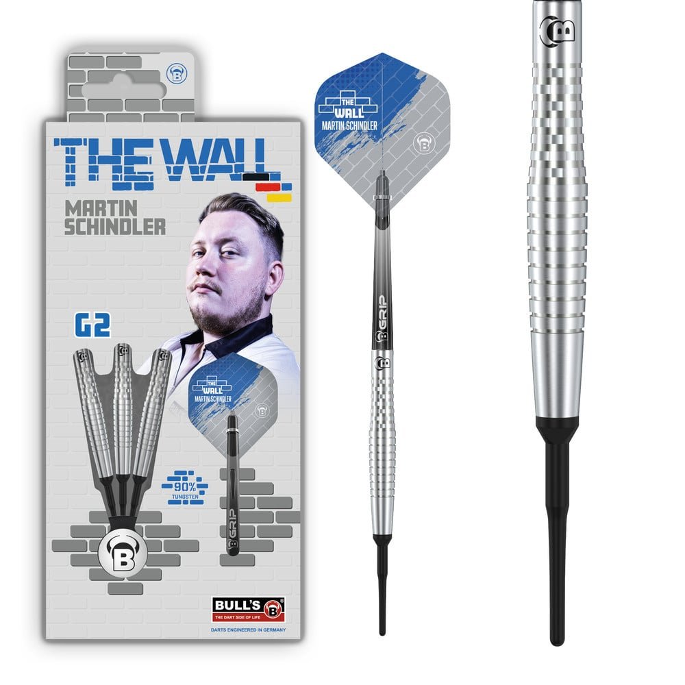 [Tweedekans] BULL'S Martin Schindler G2 90% - Soft Tip Darts-20gram