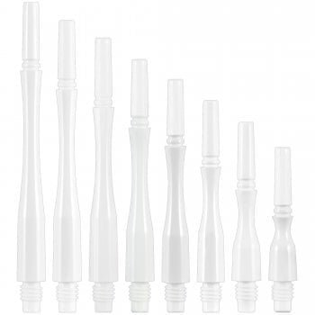 Cosmo Darts Fit Shafts Gear Hybrid - Clear White - Locked Darts Shafts