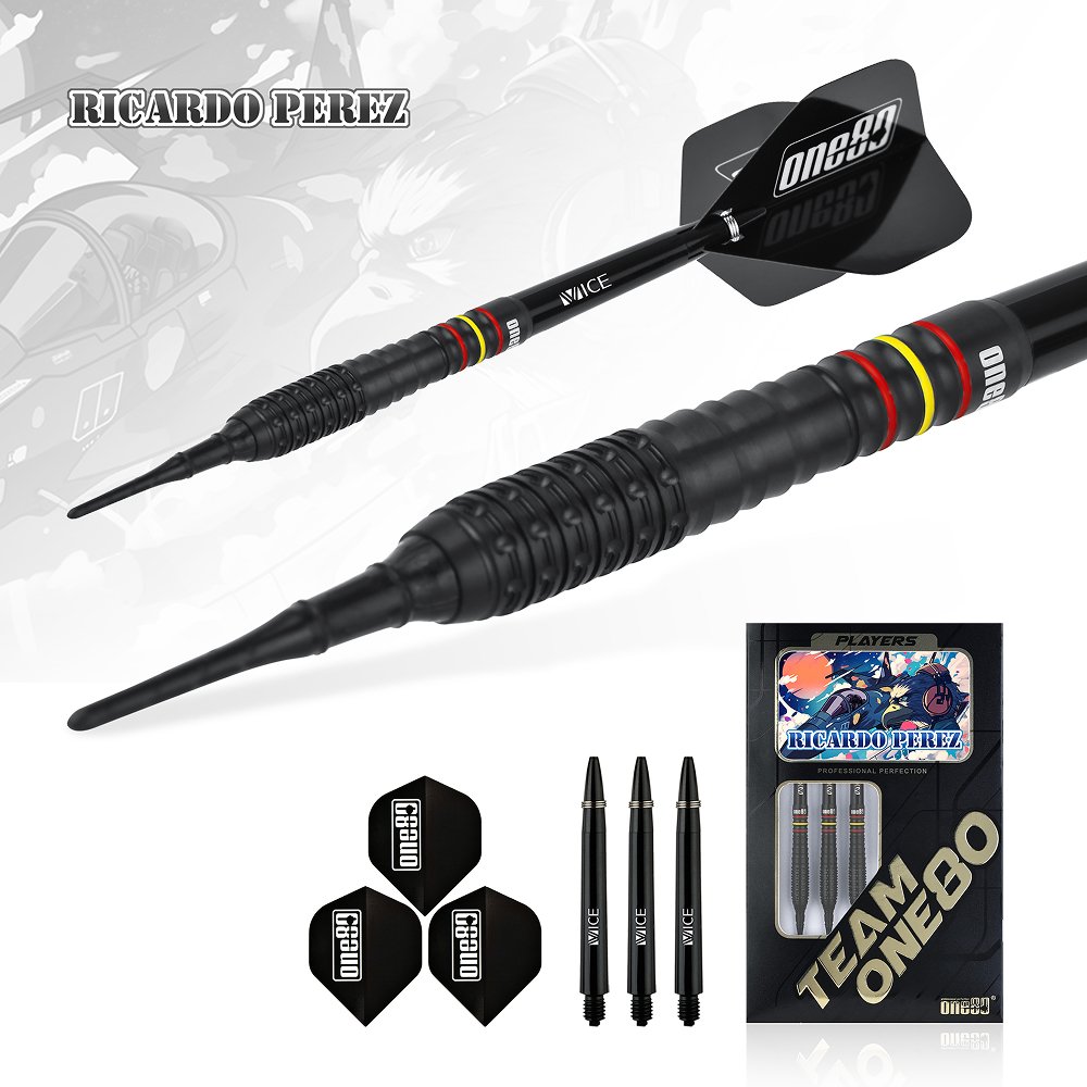 ONE80 Ricardo Perez V2 90% - Soft Tip Darts - Dartshopper.com