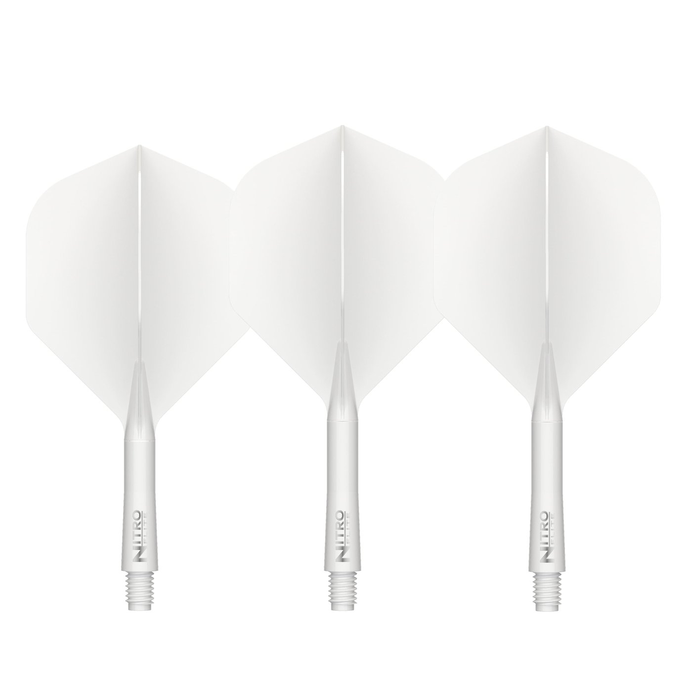 Red Dragon Nitro Flite White NO2 - Dart Flights