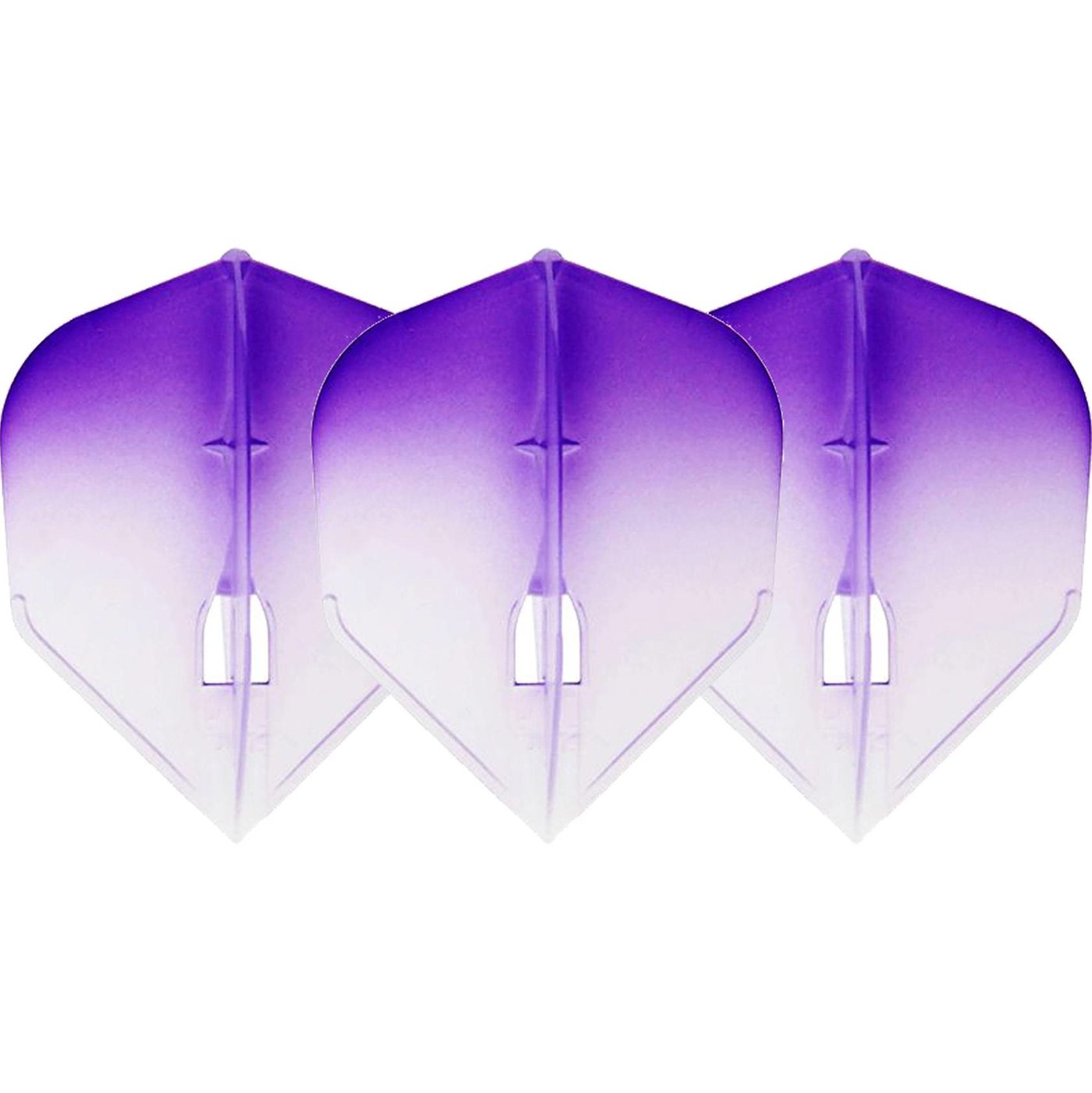 L-Style Champagne L3 Shape 2-Tone CWH×Purple Darts Flights