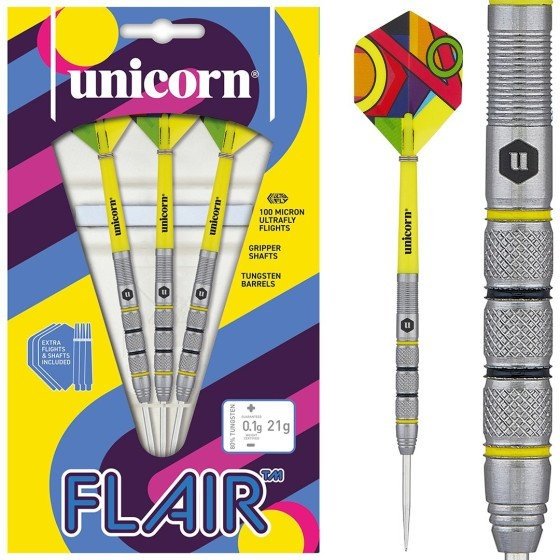 Dardos Unicorn Flair 2 80% Punta de Acero