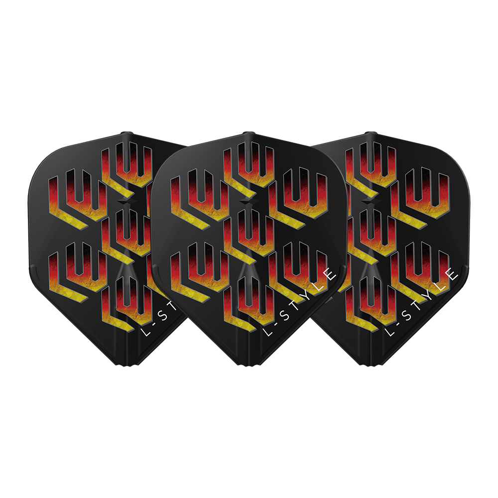 L-Style EZ L1 Lukas Wenig Black Darts Flights