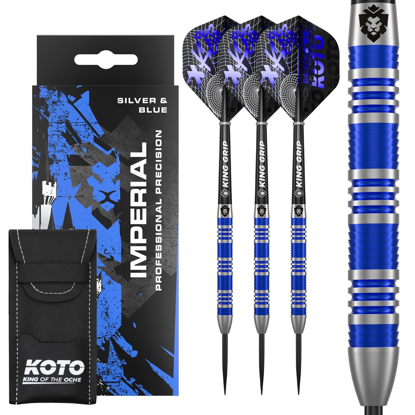 KOTO Imperial Silver Blue 80% Darts