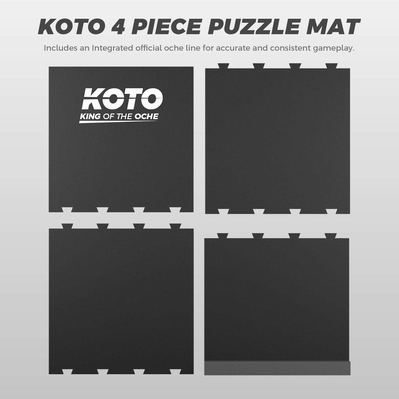KOTO Puzzle Grey Dart Mat