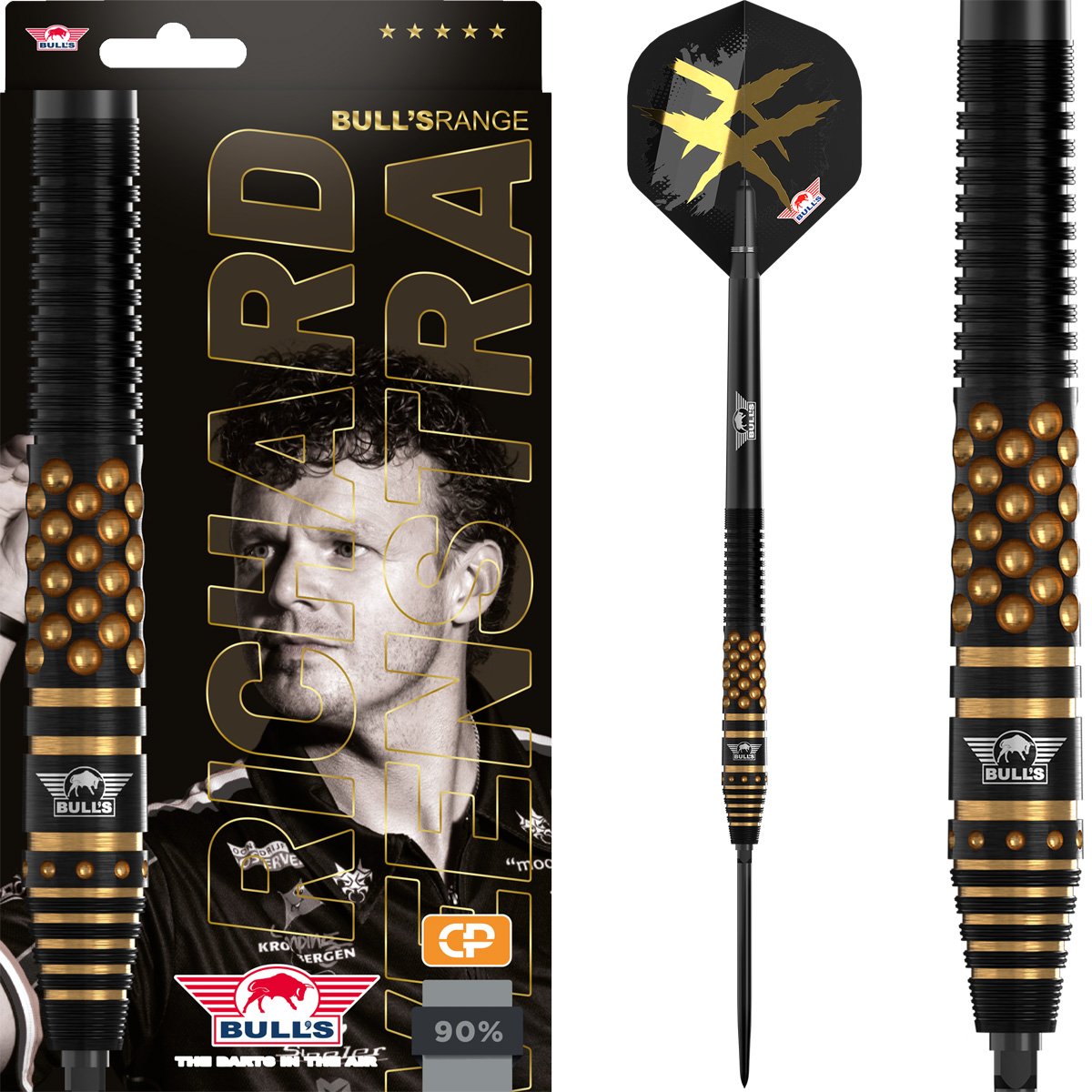 Bull's Richard Veenstra E2 Convertible Point 90% - Steel Tip Darts