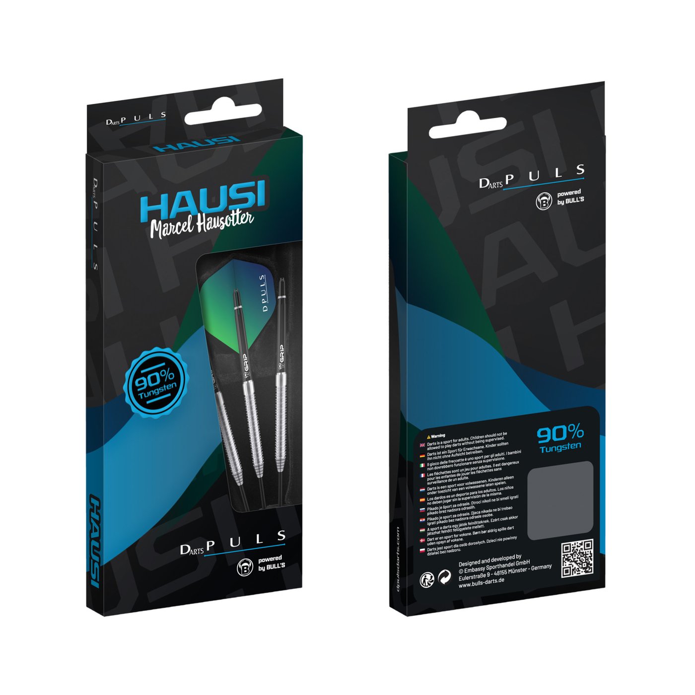 Dpuls Hausi Marcel Hausotter 90% - Steel Tip Darts - Dartshopper.com
