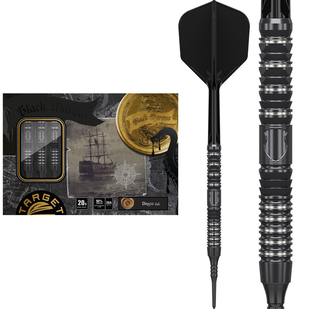 Target Japan Black Marque Draco G2 90% Soft Tip Darts