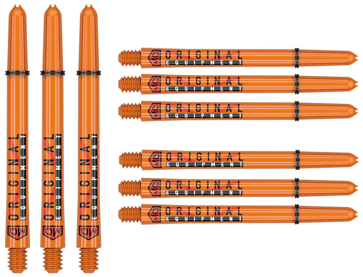 DW Clinch 3 Sets Orange Darts Shafts