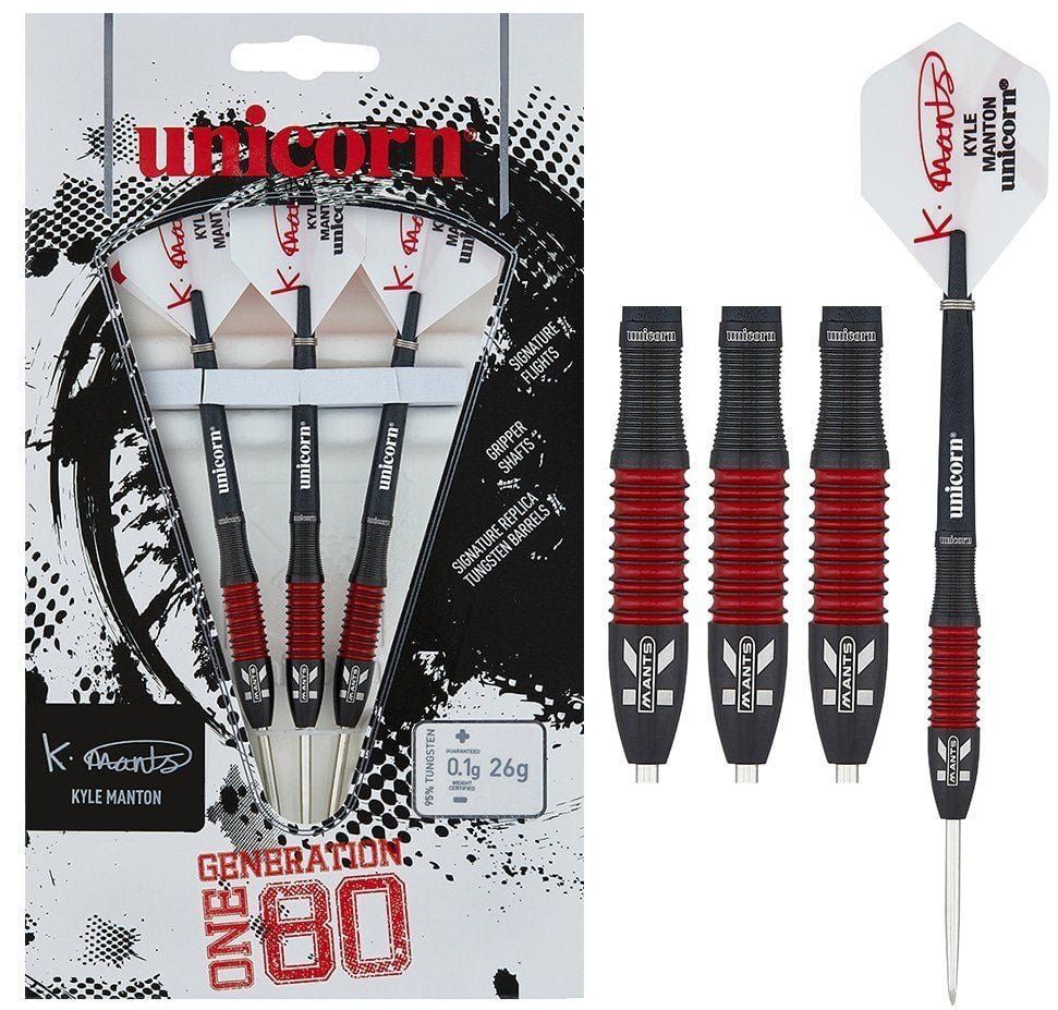 Unicorn Kyle Manton Generation 180 95% - Steel Tip Darts