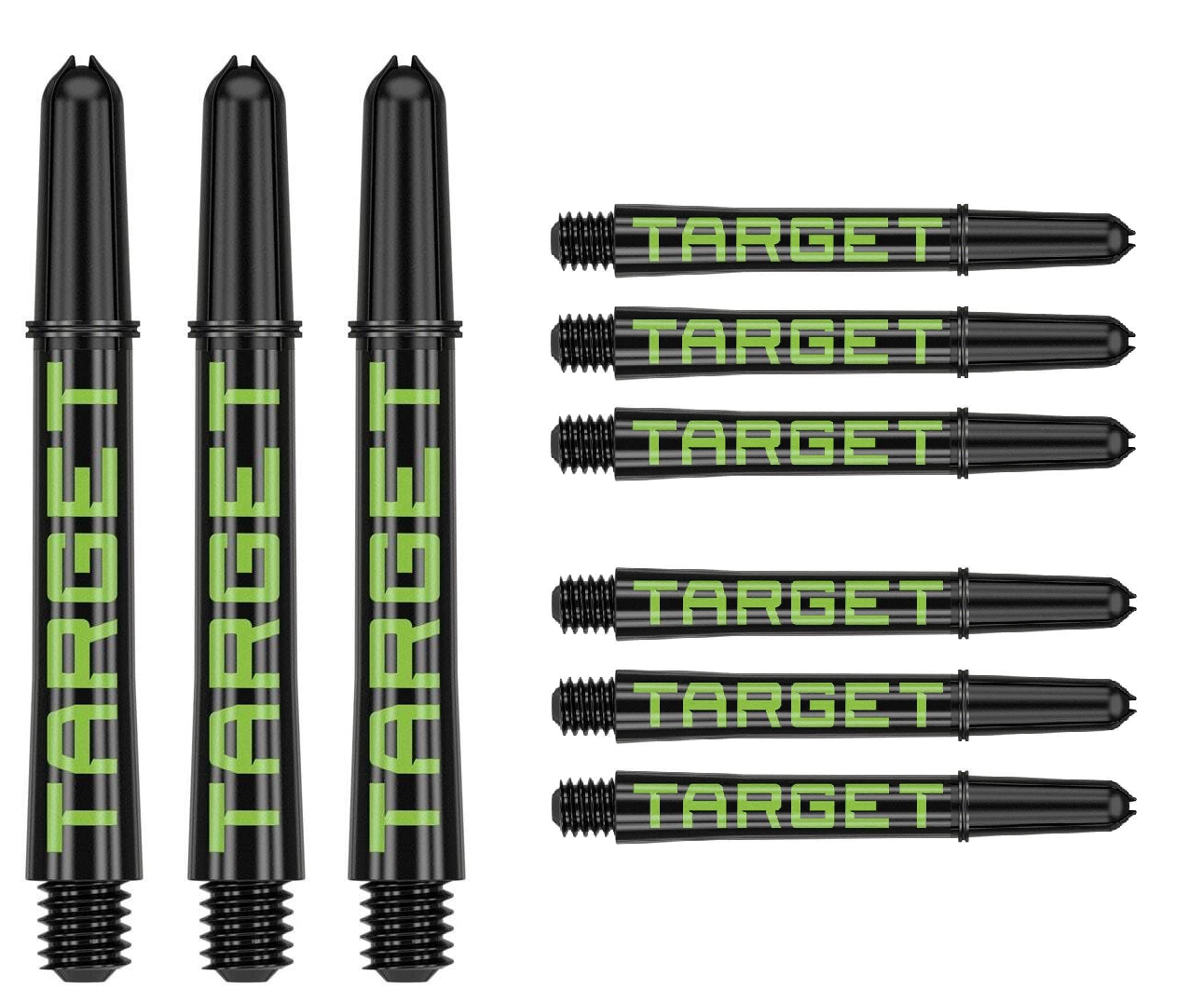 Cañas Target Pro Grip Tag 3 Set Black Green