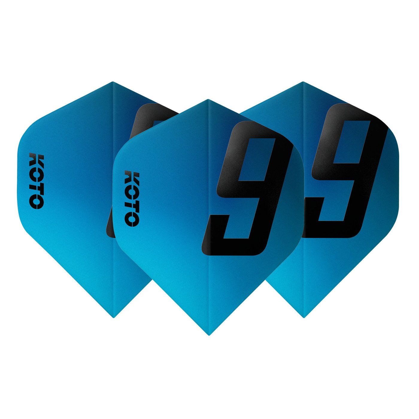 KOTO 9 Edition Metallic NO2 Aqua Darts Flights