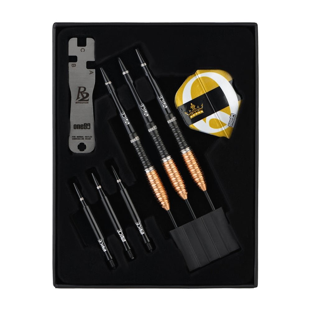 ONE80 Deta Hedman V3 R2 Interchange 90% - Steel Tip Darts