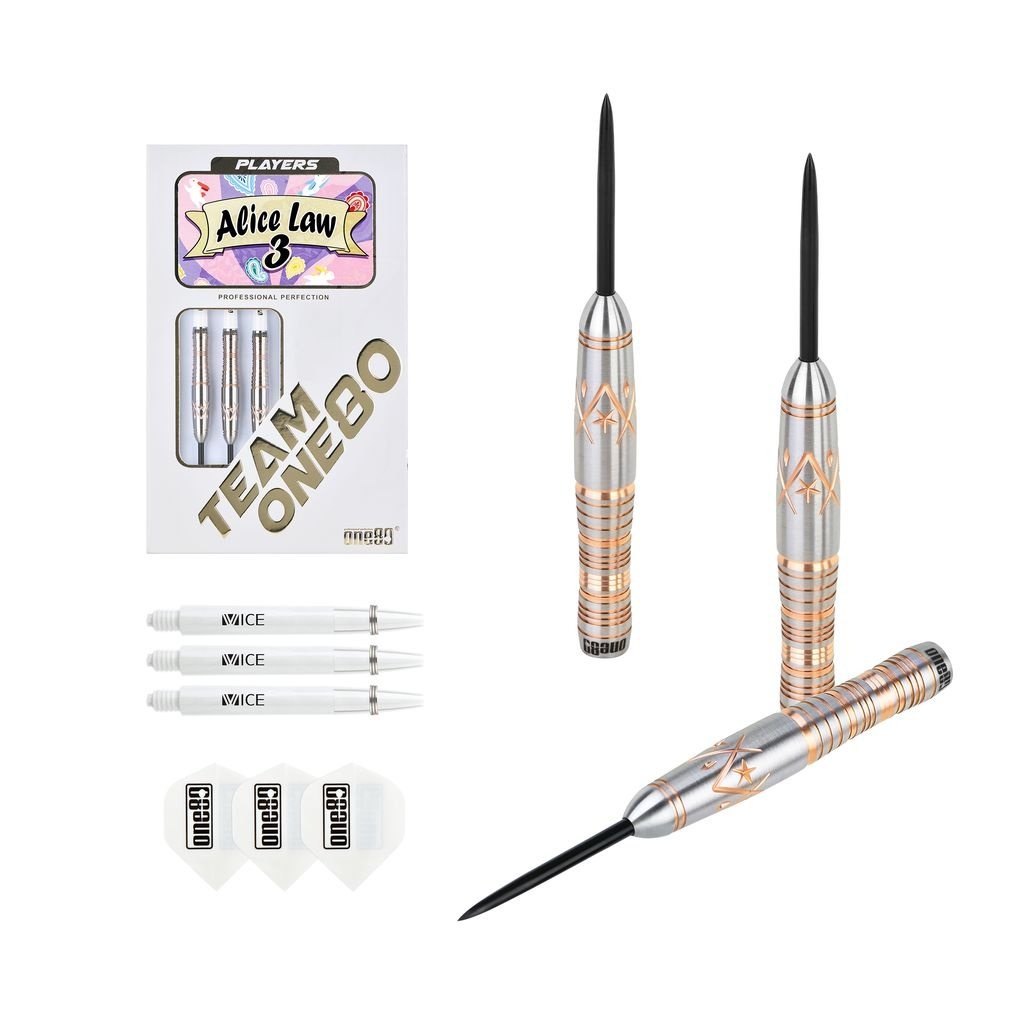 ONE80 Alice Law III Rosegold 90% Darts