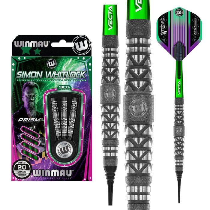 Winmau Simon Whitlock 90% Special Edition - Fléchettes pointe Acier