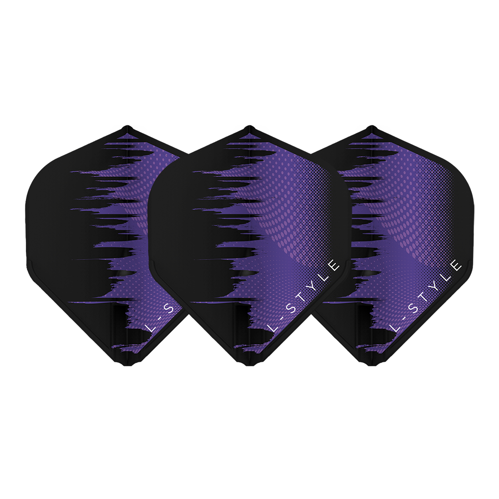 L-Style Champagne L1 EZ David Evans Purple Darts Flights