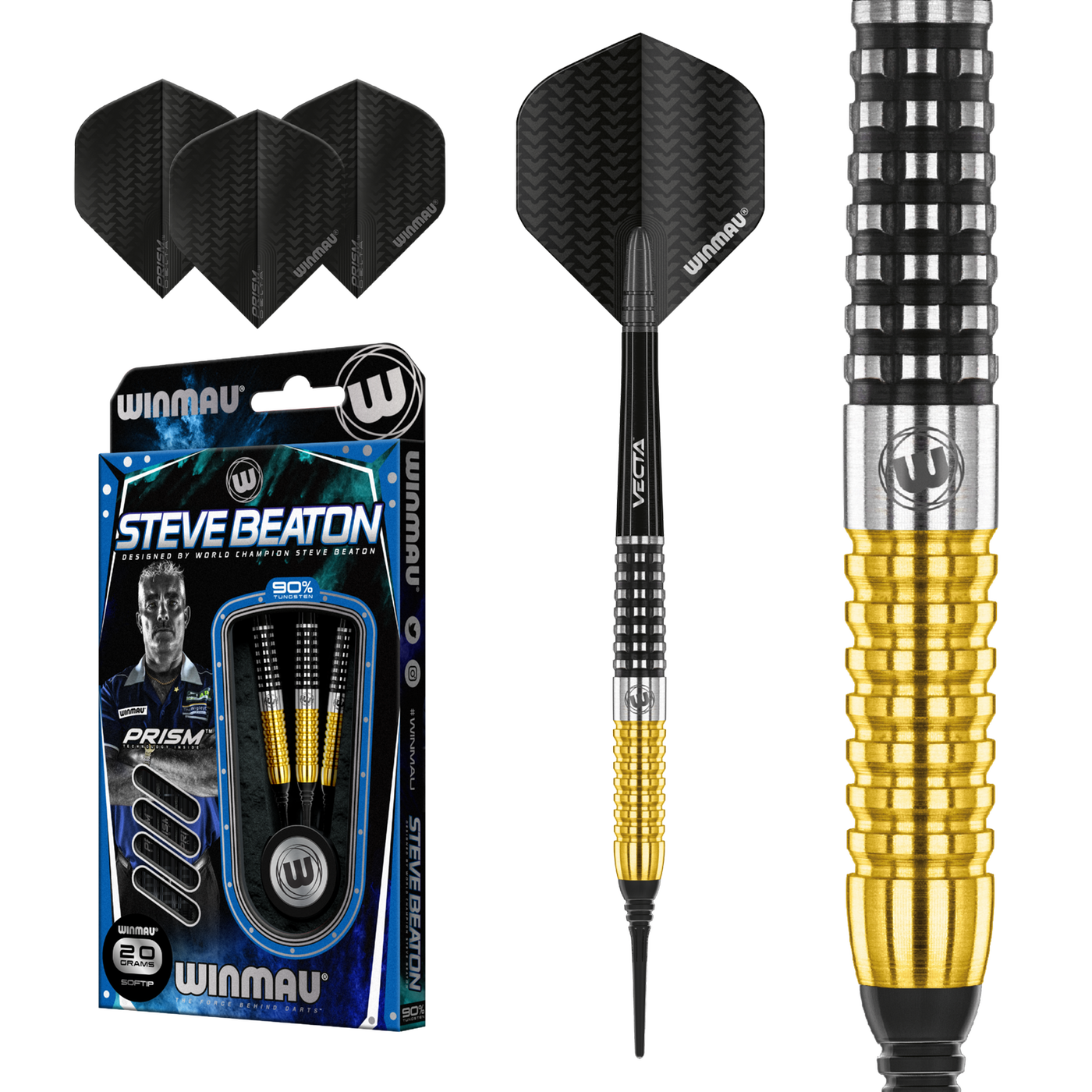 Winmau Steve Beaton Special Edition 90% Soft Tip Darts
