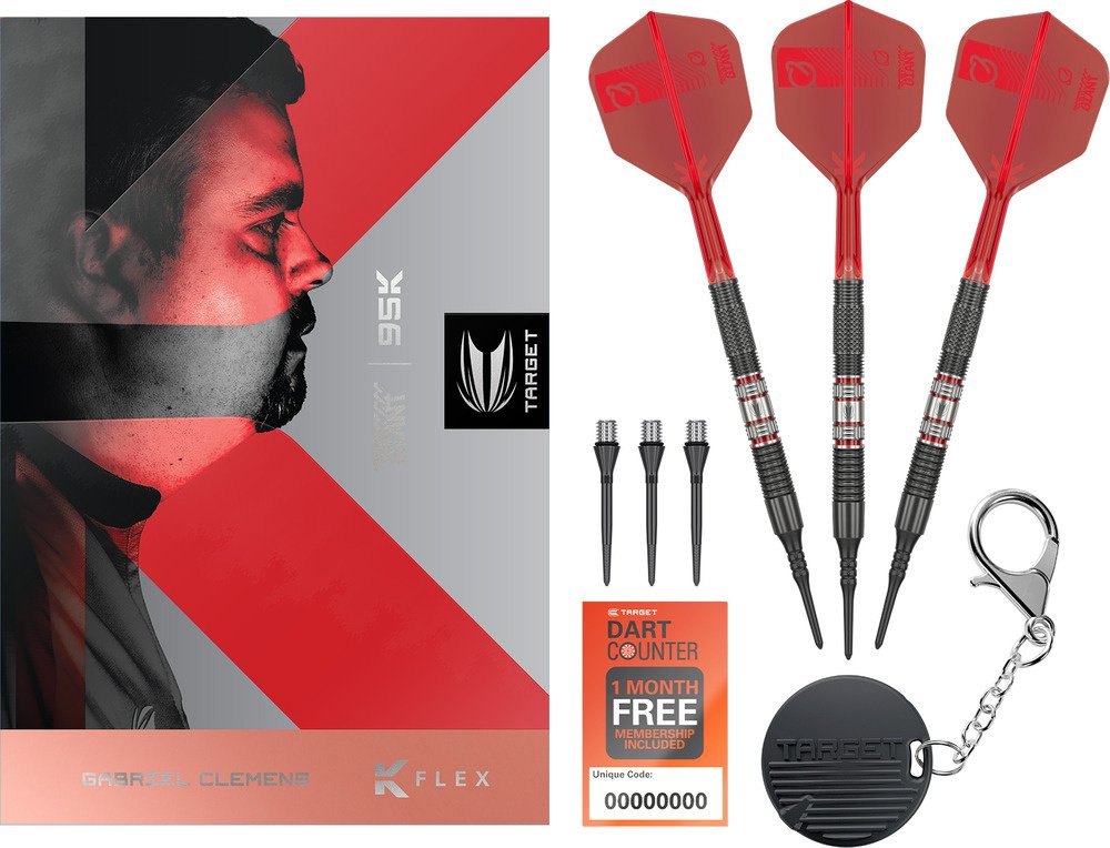 Target Gabriel Clemens 95K 95% Soft Tip Darts