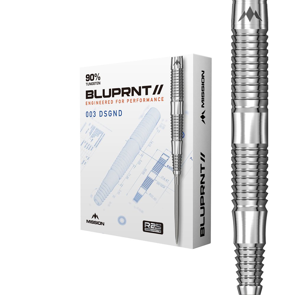 Mission Bluprnt DSGND Rapid Point 90% Barrels Only - Dartpijlen