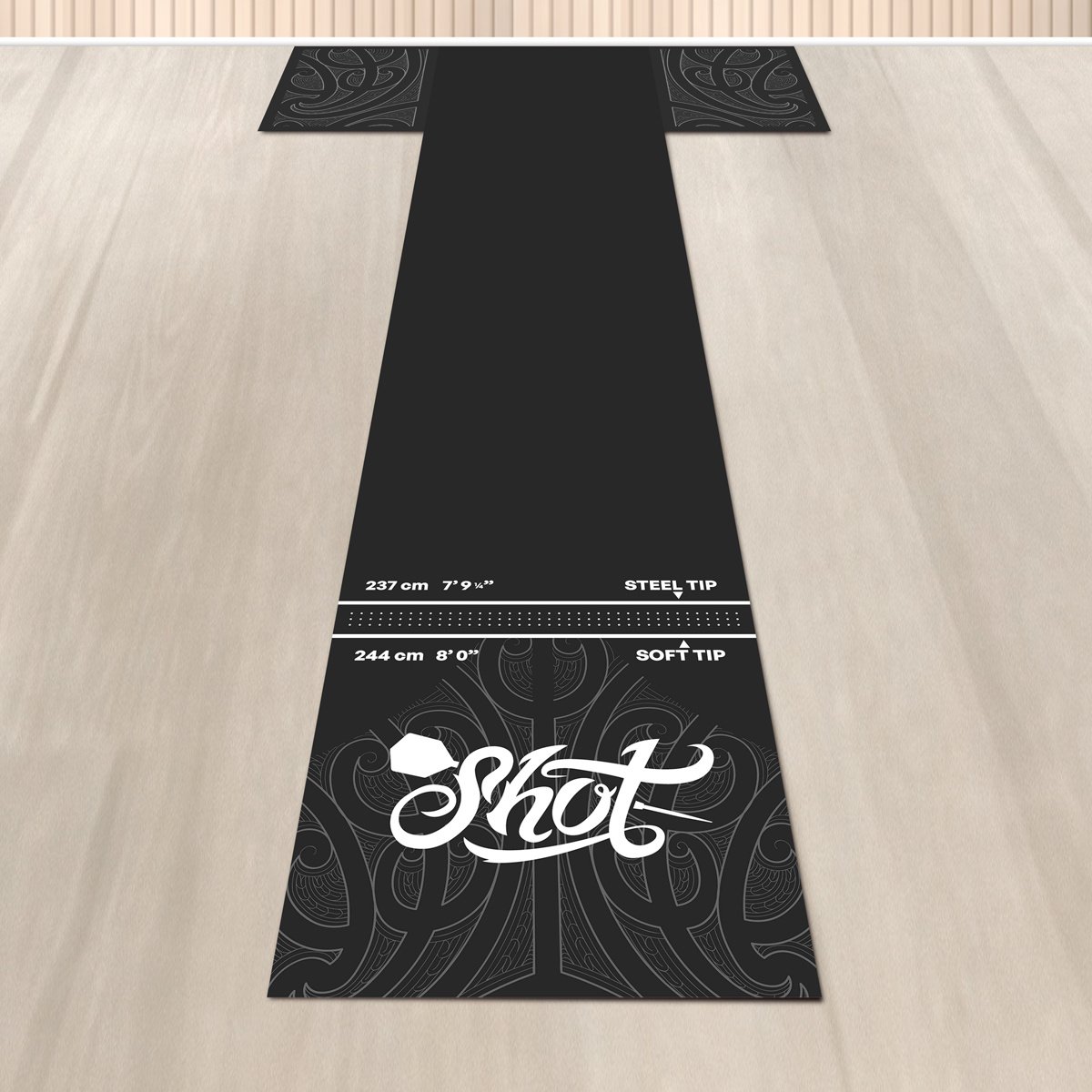 Shot T-Mat Floor Protection 300x60 cm Dart Mat - Dartshopper.com