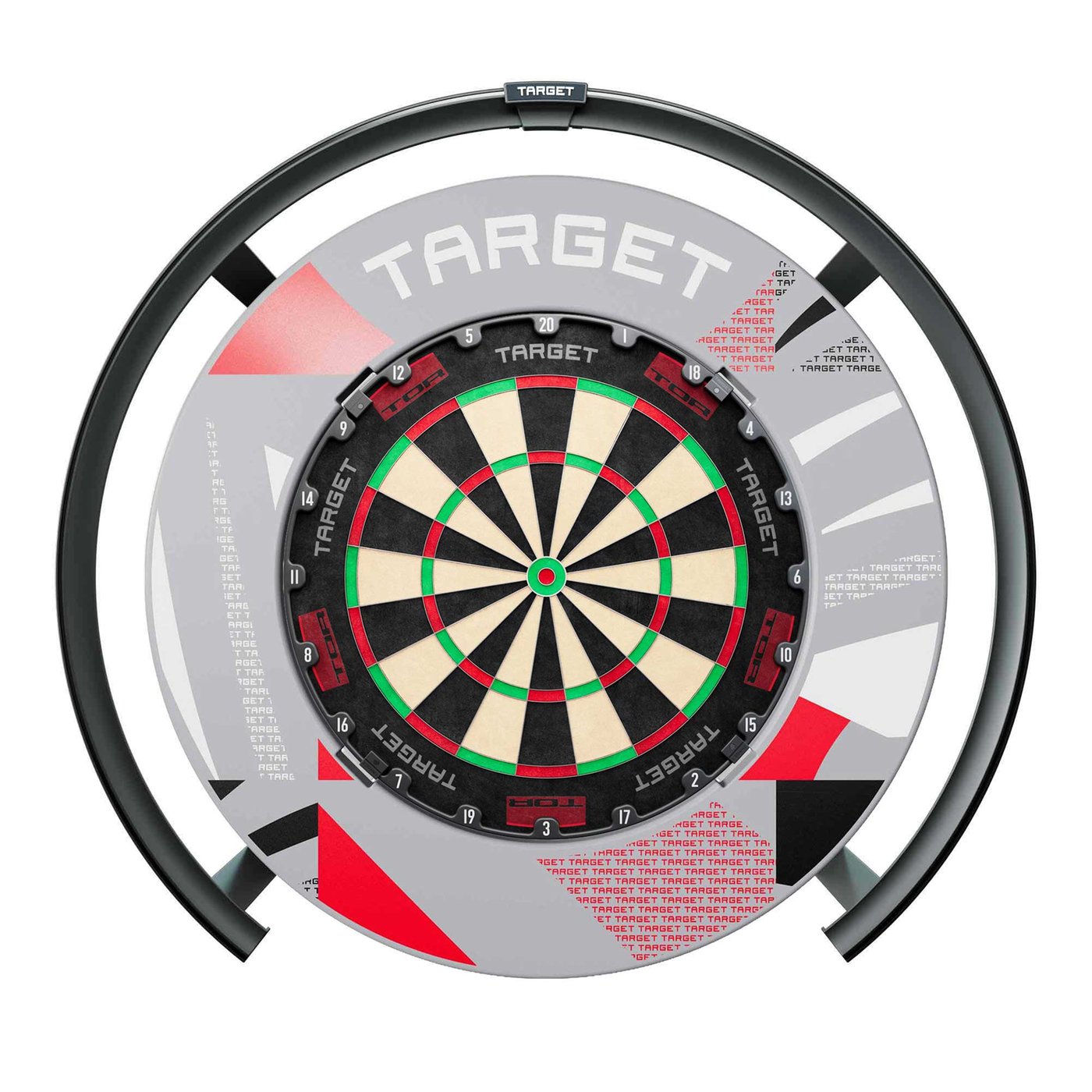 Target TOR + Target Corona Vision 2 + Target Grey Patterned Notched Surround - Dartset