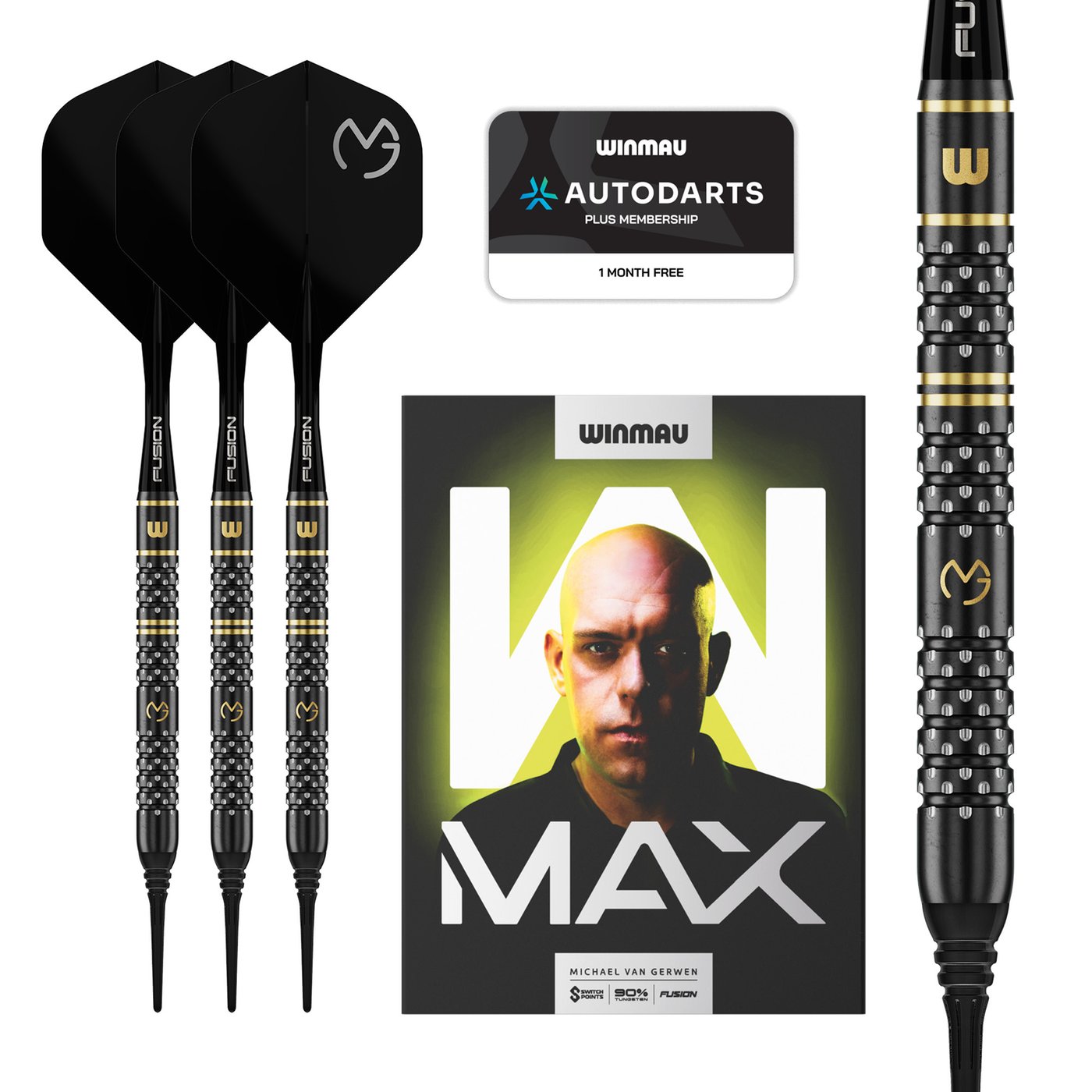 Winmau Michael van Gerwen MVG W Max 90% - Soft Tip Darts