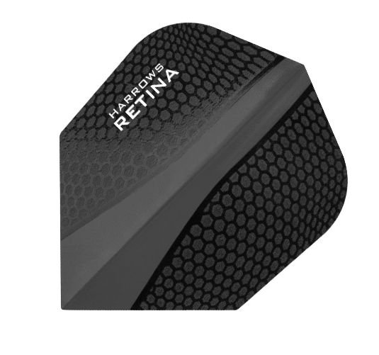 Harrows Retina Black Darts Flights