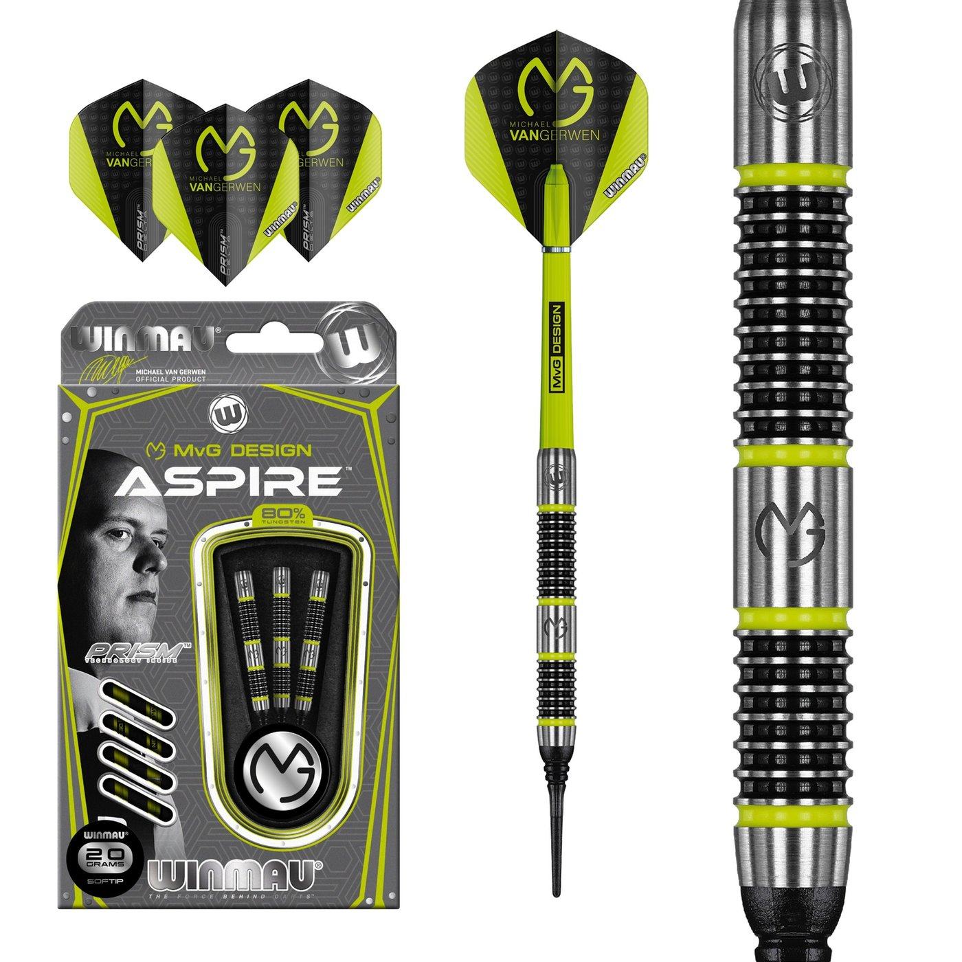 [Tweedekans] Michael van Gerwen Aspire 80% Soft Tip 20 Gram