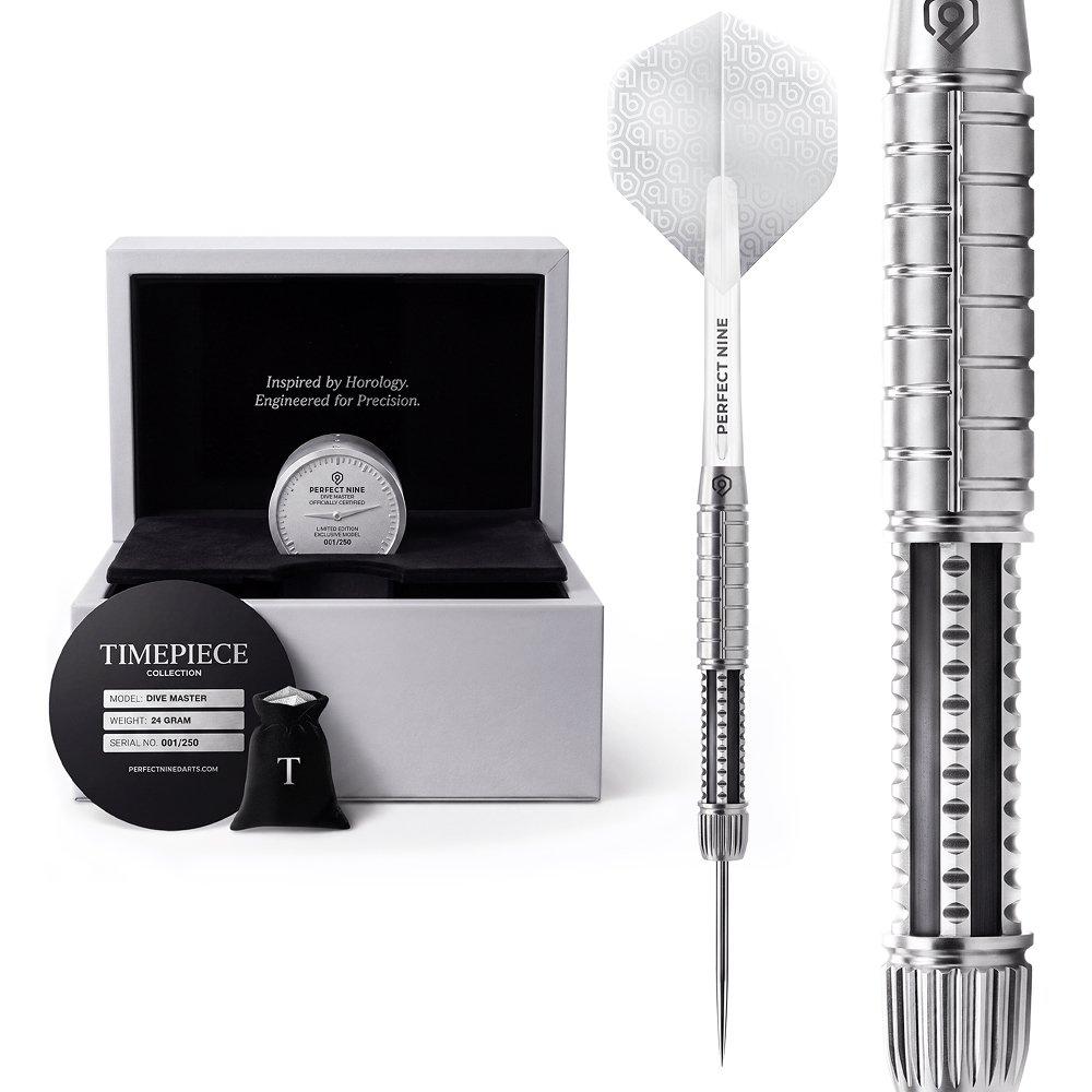 Perfect Nine The Timepiece Collection Dive Master Limited Edition 90% - Freccette Steel Darts