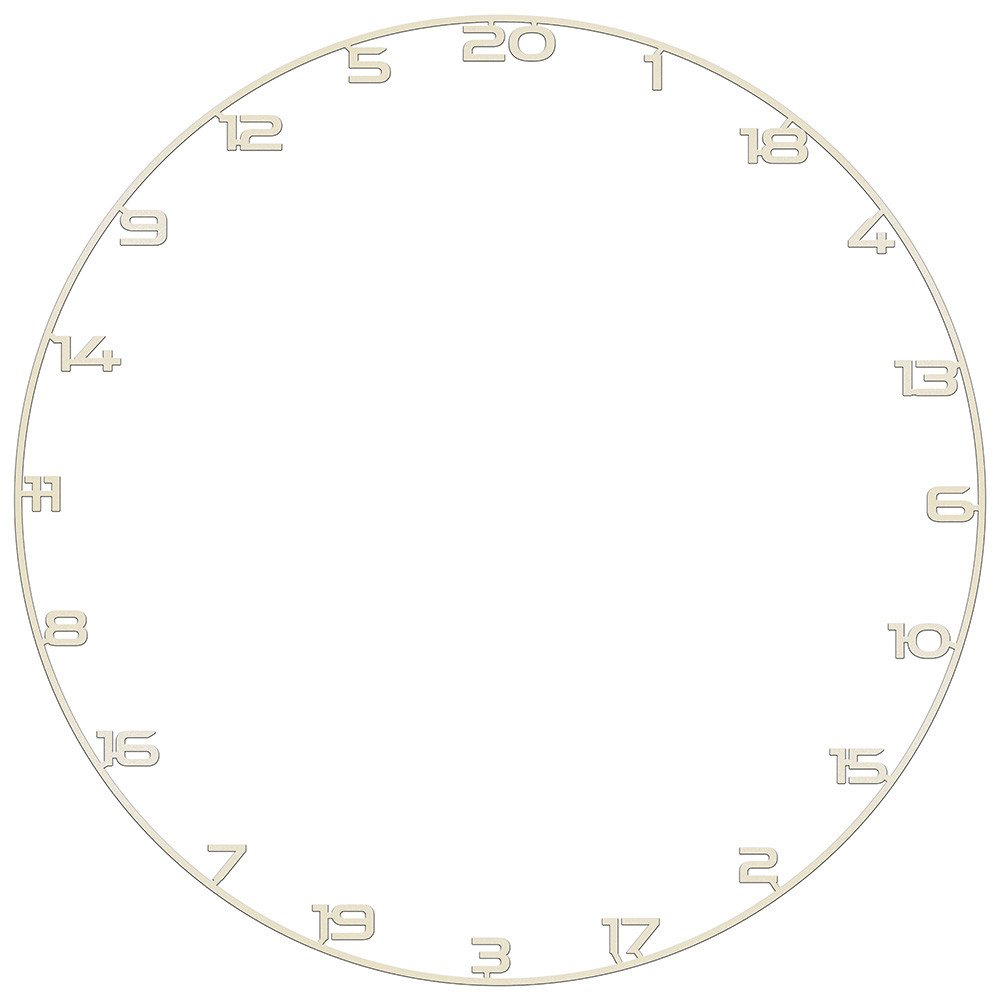 Bullet Ivory Numberring - Nummerering til dartskive