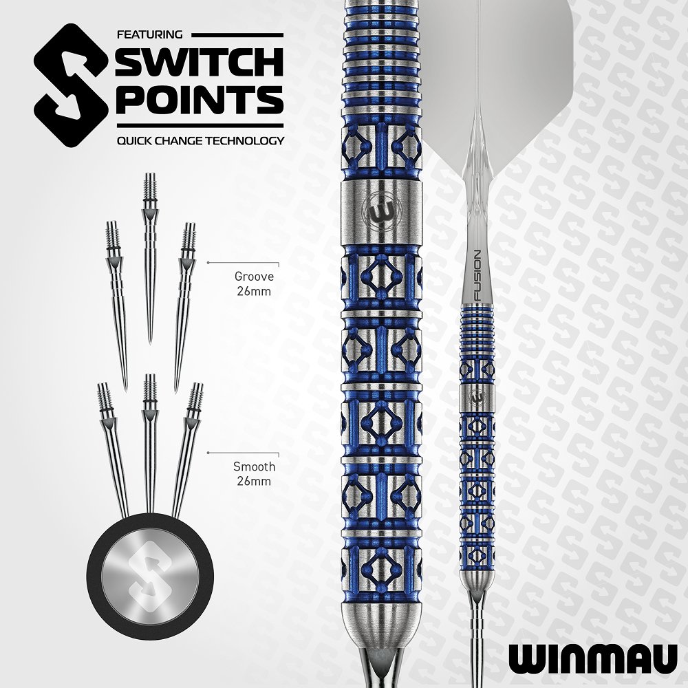 Freccette 90% Tungsteno 32g Set Freccette Professionali KOTO Kingcontrol, 90% Tungsteno, 32 G, Con Aste, Punte E Portafoglio Set Freccette KOTO Kingcontrol 90