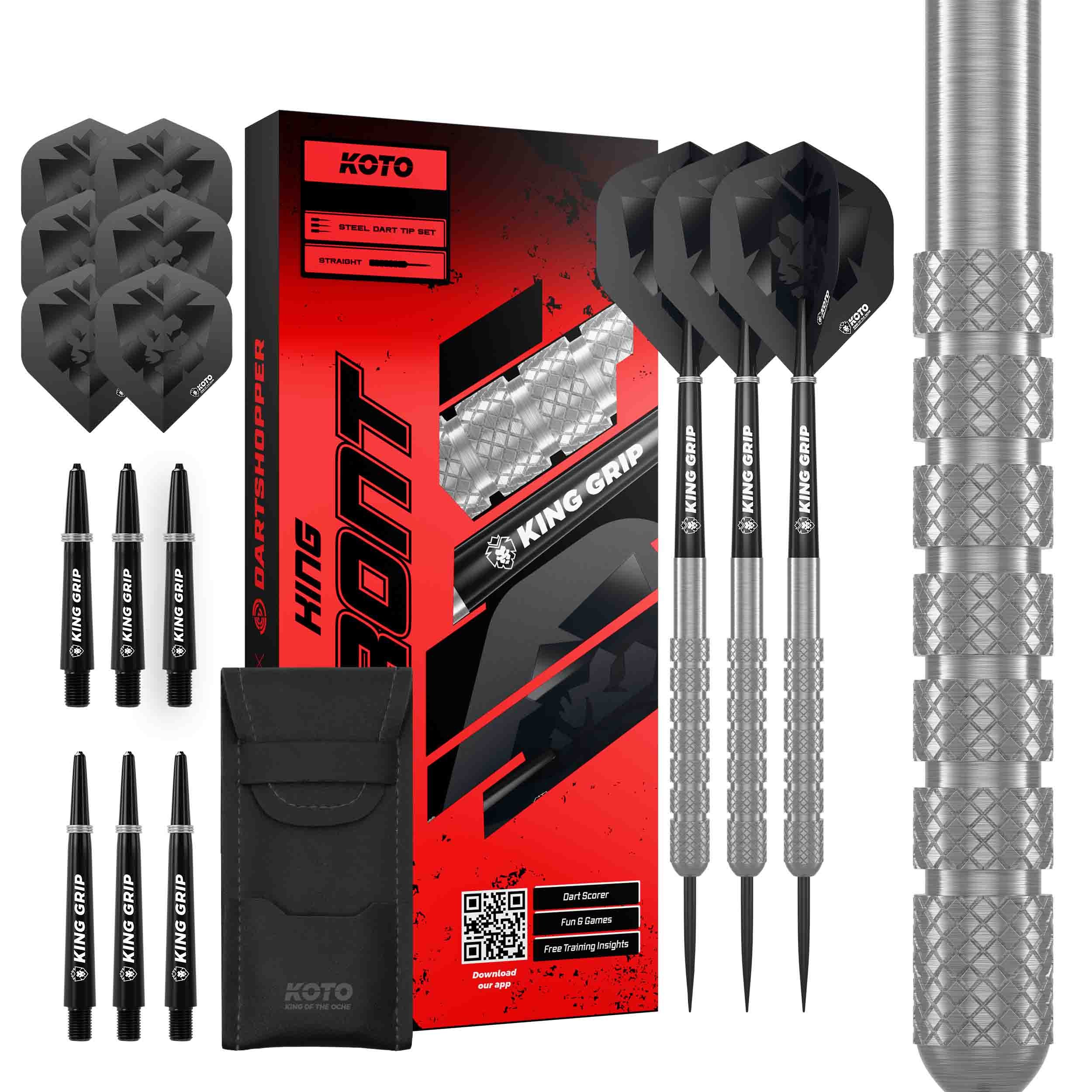 KOTO King Front 90% Steel Tip Darts