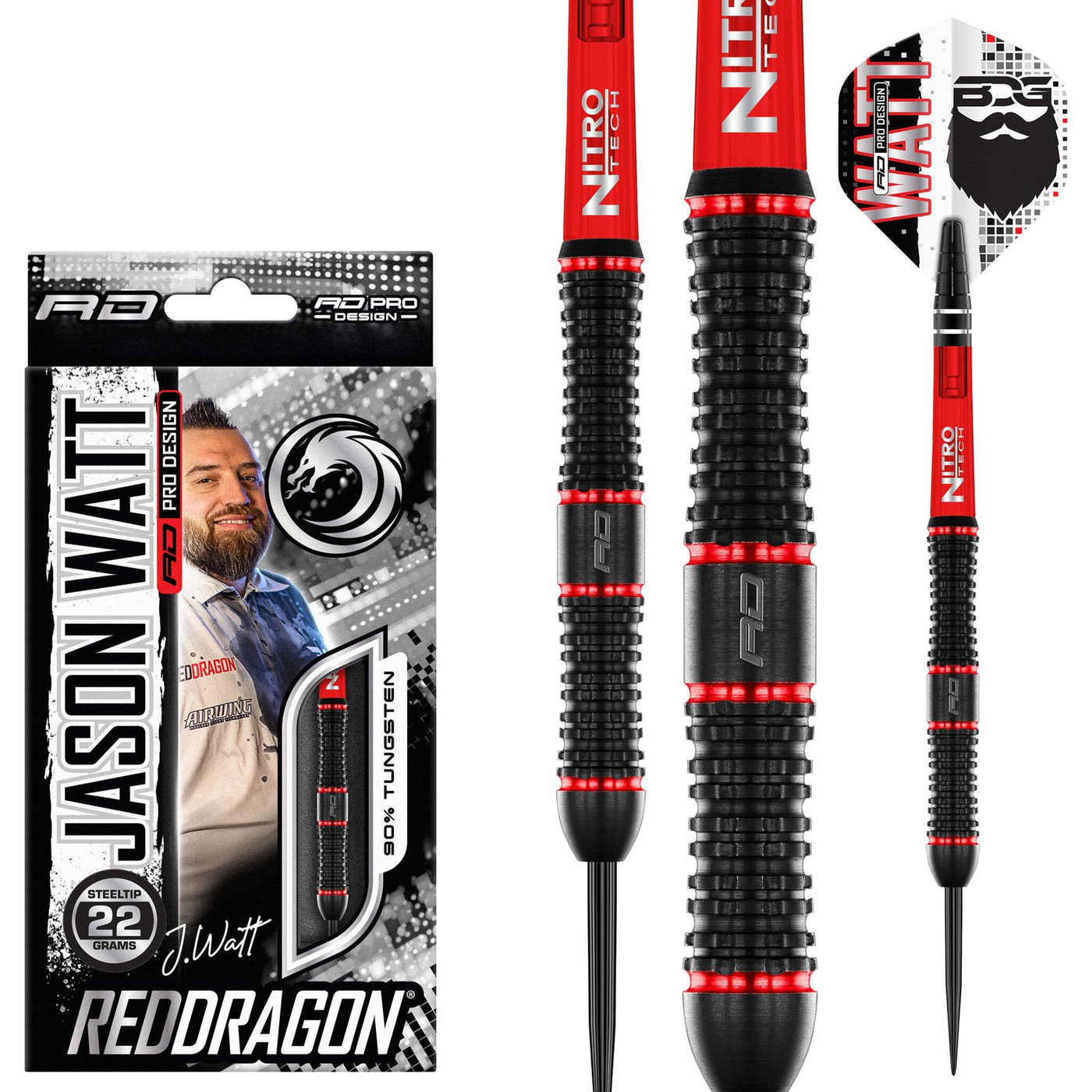 Red Dragon Jason Watt 90% Darts