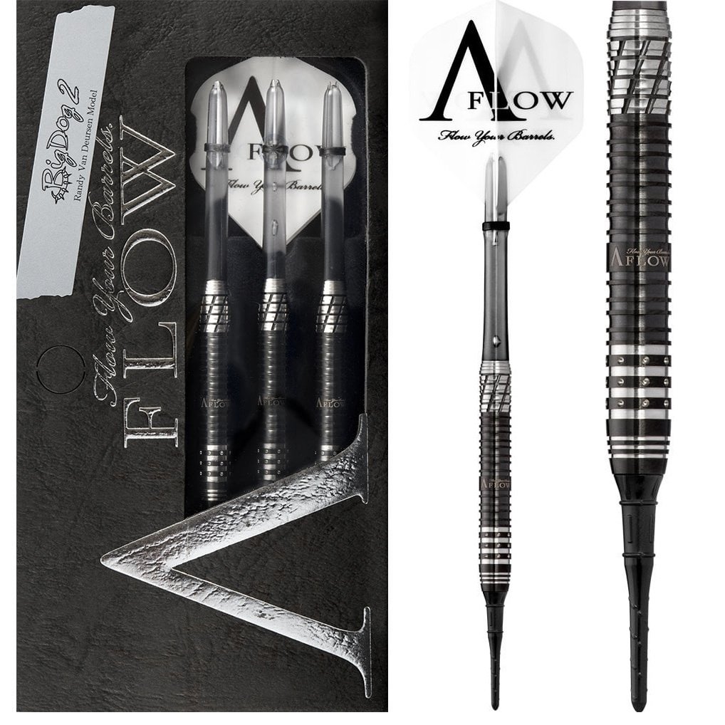 Dynasty A-Flow Black Line Randy van Deursen - BIG DOG2 90% Soft Tip Darts