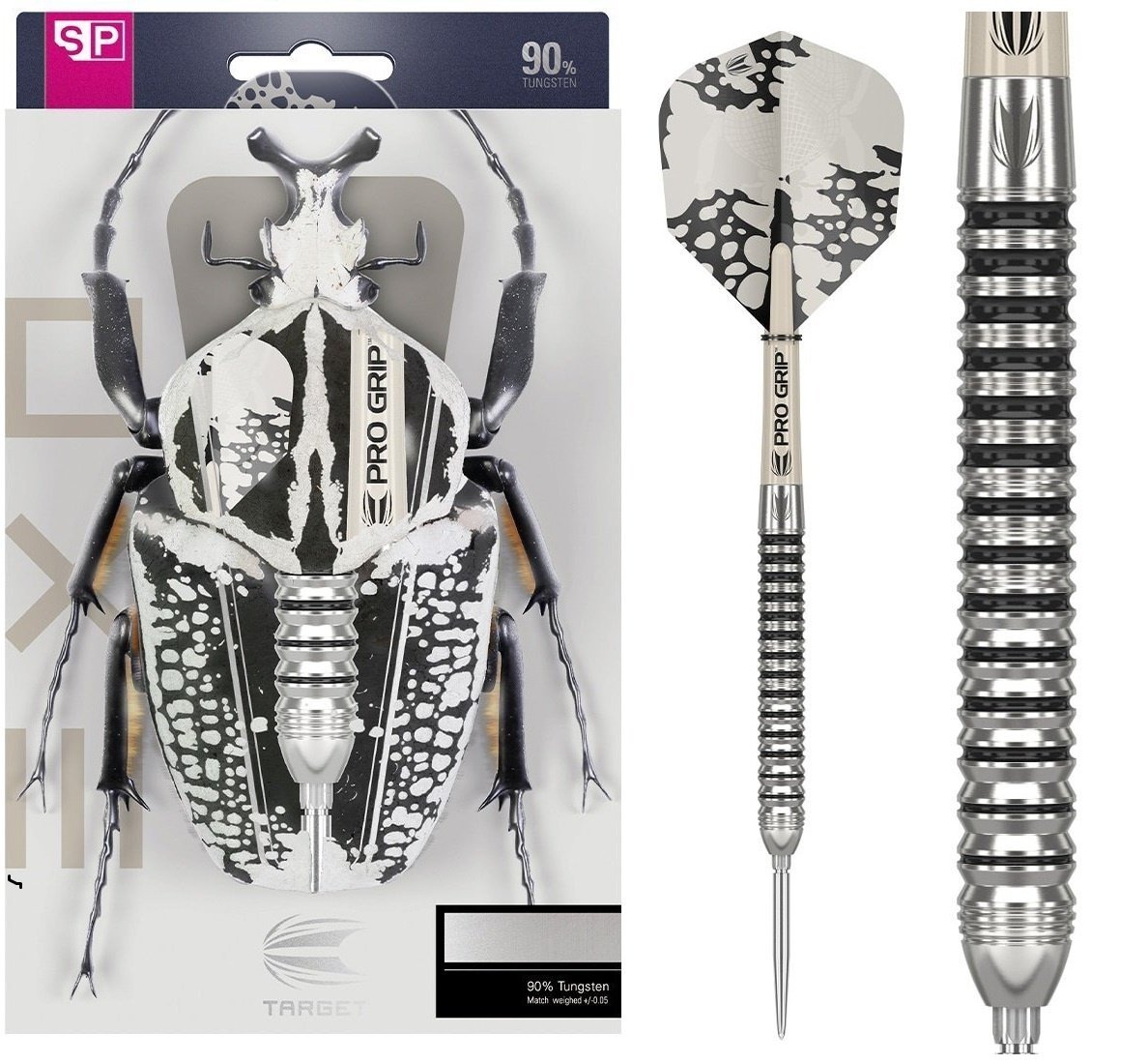 Target Exo 01 Swiss Point 90% - Steel Tip Darts - Dartshopper.com