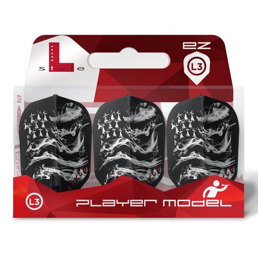 L-Style EZ L3 Thibaut Tricole Black V2 Darts Flights