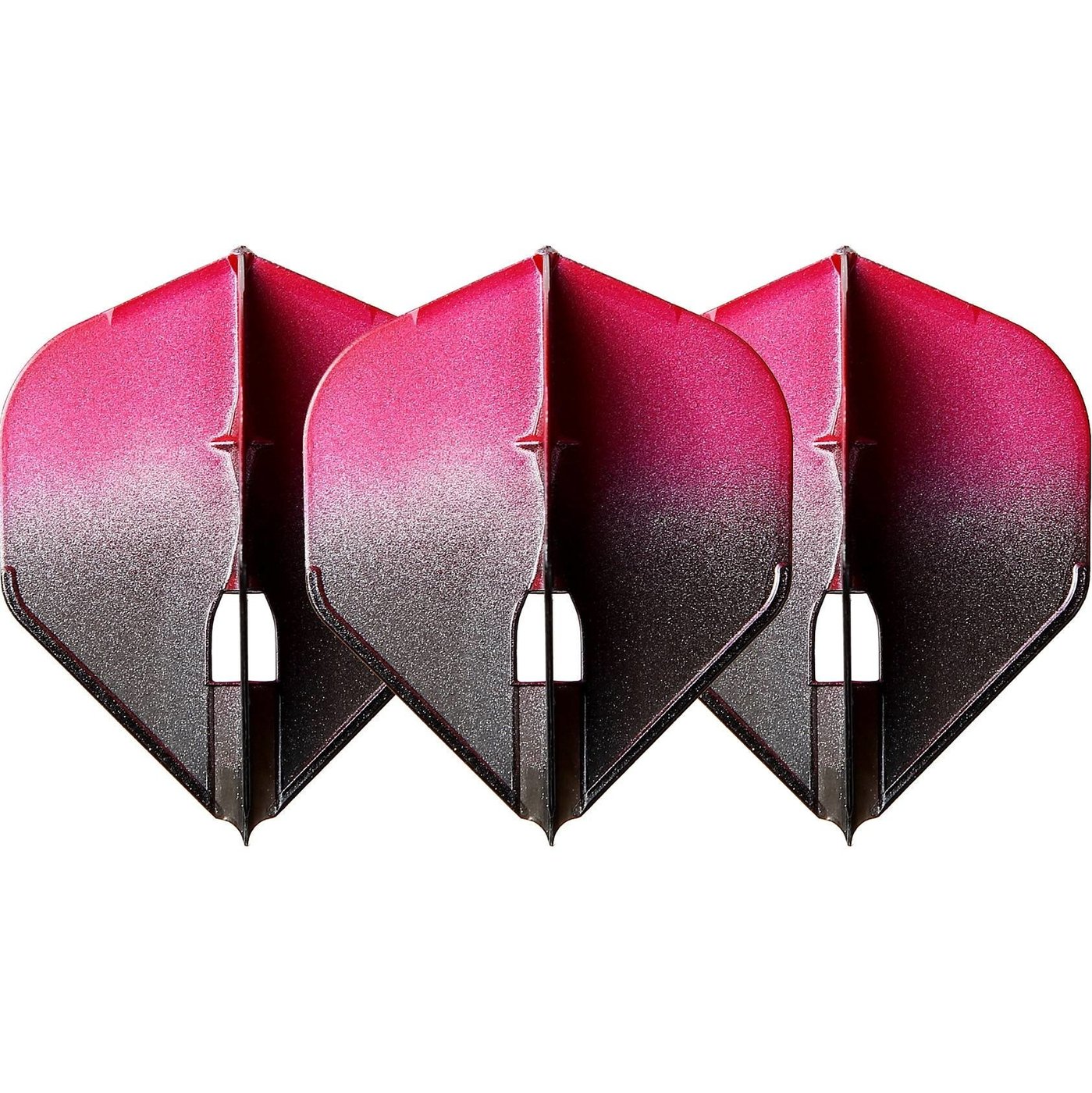 L-Style Champagne L1 Standard 2-Tone BK×Red Darts Flights